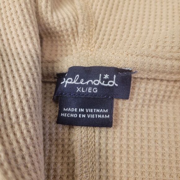 Splendid Hoodie Cardigan Sweater Long Size XL - Picture 8 of 8